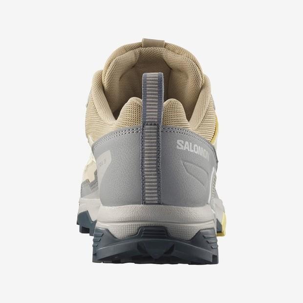 Salomon 478104 X Ultra 5 W White Pepper/Monument/Yellow Iris Kadın Outdoor Ayakkabı
