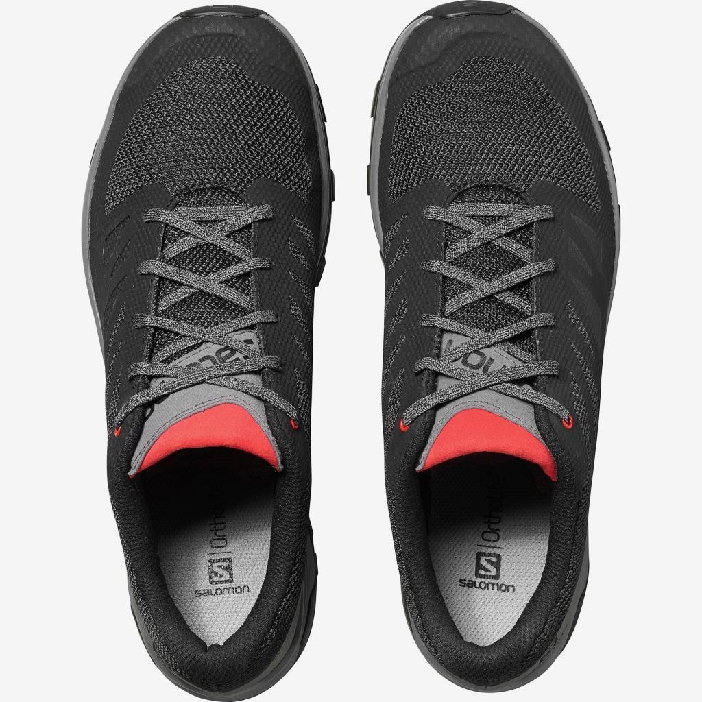 Salomon Outline 404775 Black Quiet Shade/High Risk Red Erkek Outdoor Ayakkabı