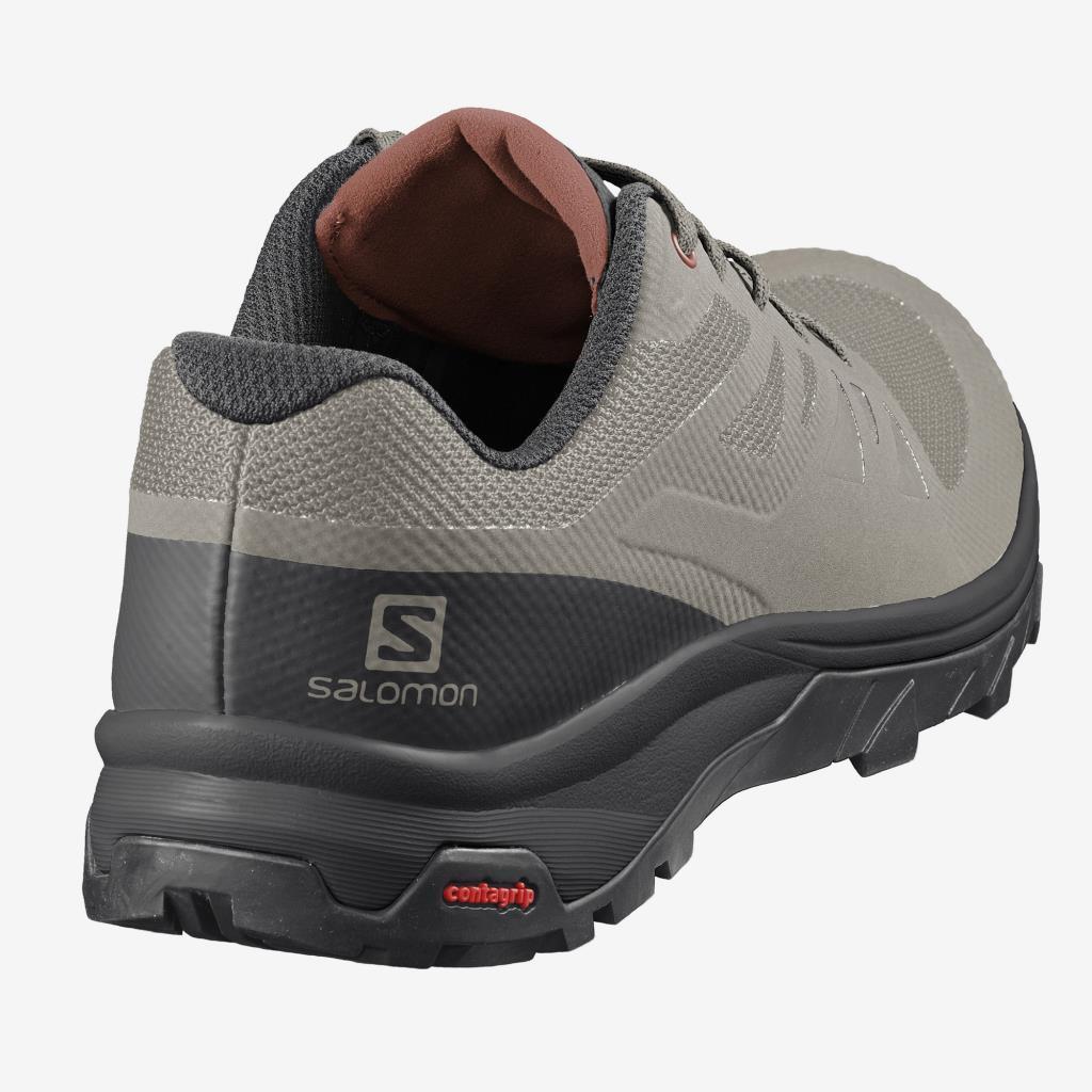 Salomon Outline 409963 Vintage Kaki/Black/Burnt Brick Erkek Outdoor Ayakkabı