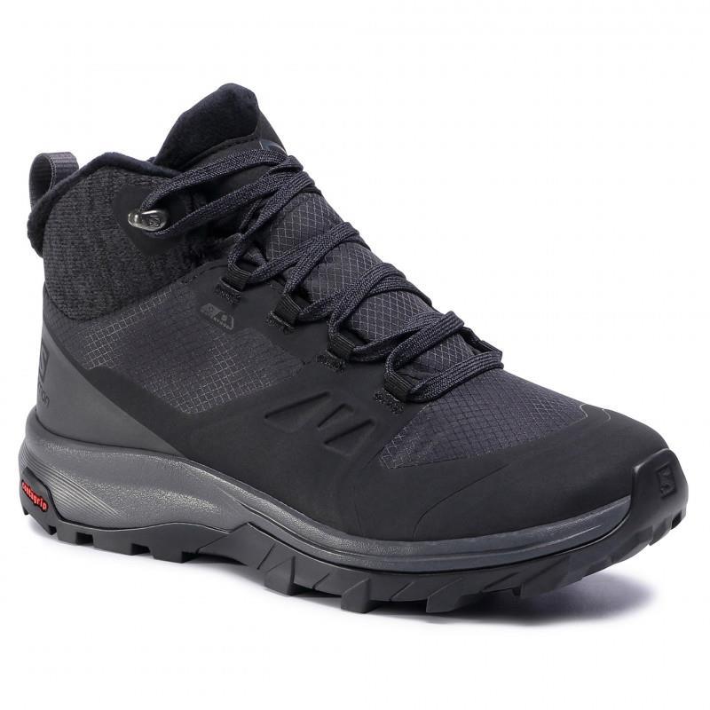 Salomon Outsnap CSWP W 411101 Black Ebony/Black Kadın Bot