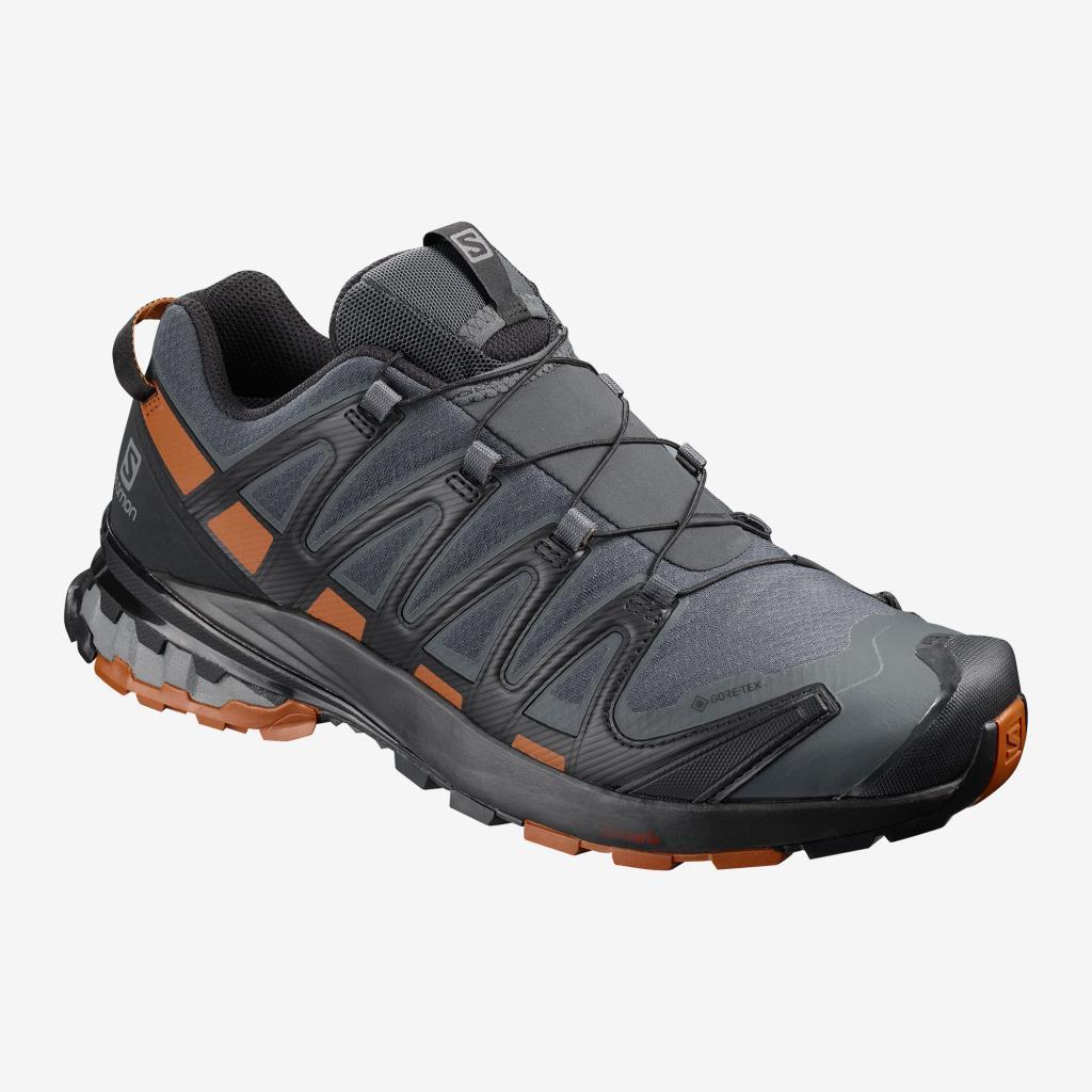Salomon XA PRO 3D v8 GTX 409892 Ebony/Caramel Cafe Black Erkek Outdoor Ayakkabı