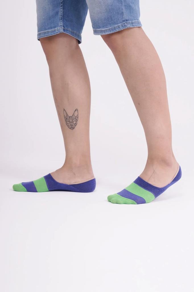 The Socks Company 149P 3 Çift Desenli Erkek Babet Çorap