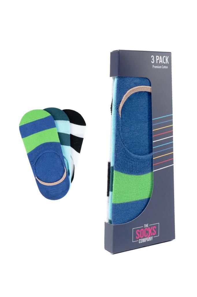 The Socks Company 149P 3 Çift Desenli Erkek Babet Çorap