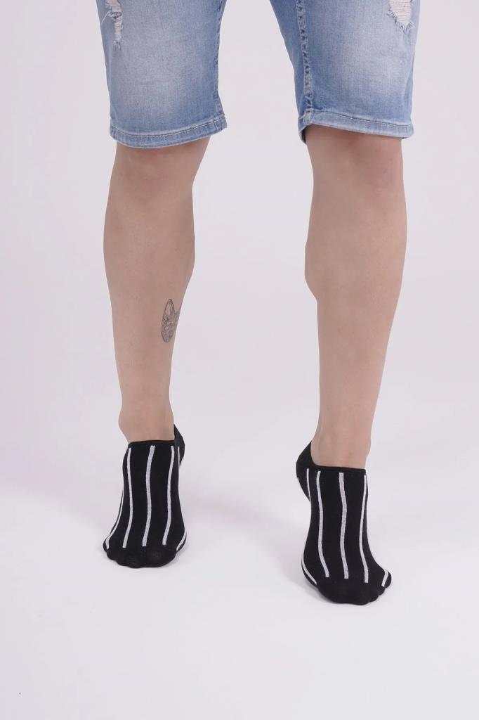 The Socks Company 150P 3 Çift Desenli Erkek Görünmez Çorap