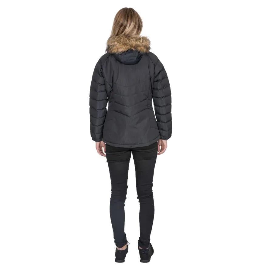 Trespass FAJKCAN20002 NADINA - FEMALE PADDED JKT Black Kadın Outdoor Ceket