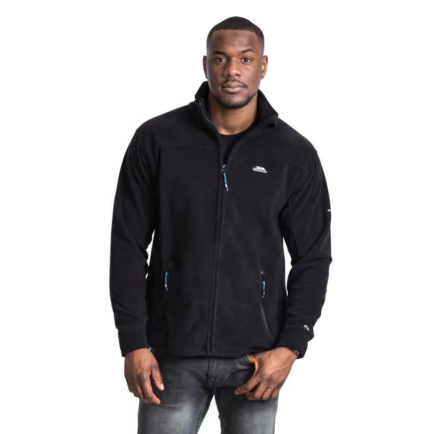 Trespass MAFLFLJ20009 BERNAL - MALE FLEECE AT300 Black Noir Erkek Polar