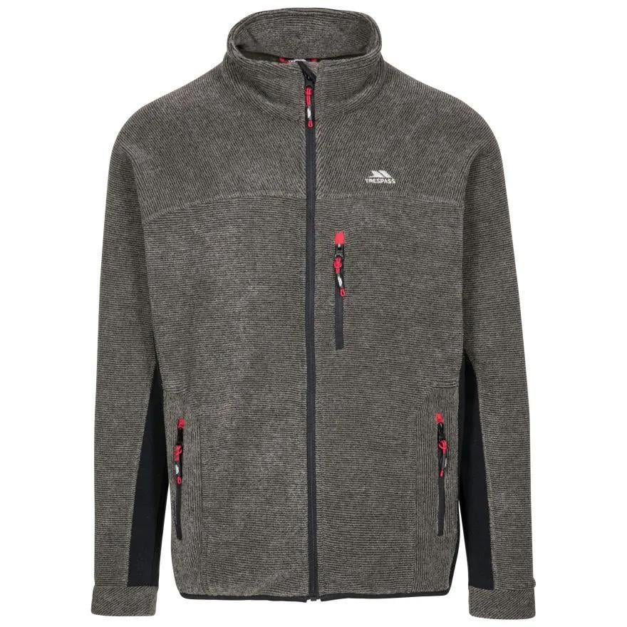Trespass MAFLFLK20001 JYNX - MALE FLEECE AT300 Olive Stripe Erkek Polar