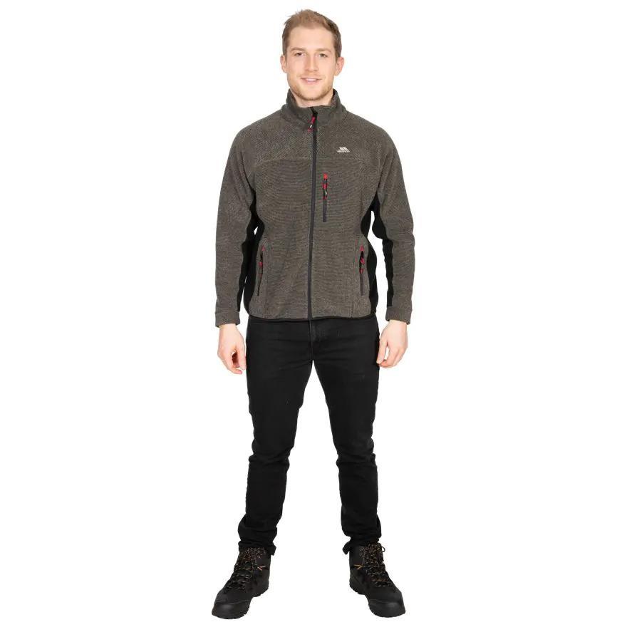 Trespass MAFLFLK20001 JYNX - MALE FLEECE AT300 Olive Stripe Erkek Polar