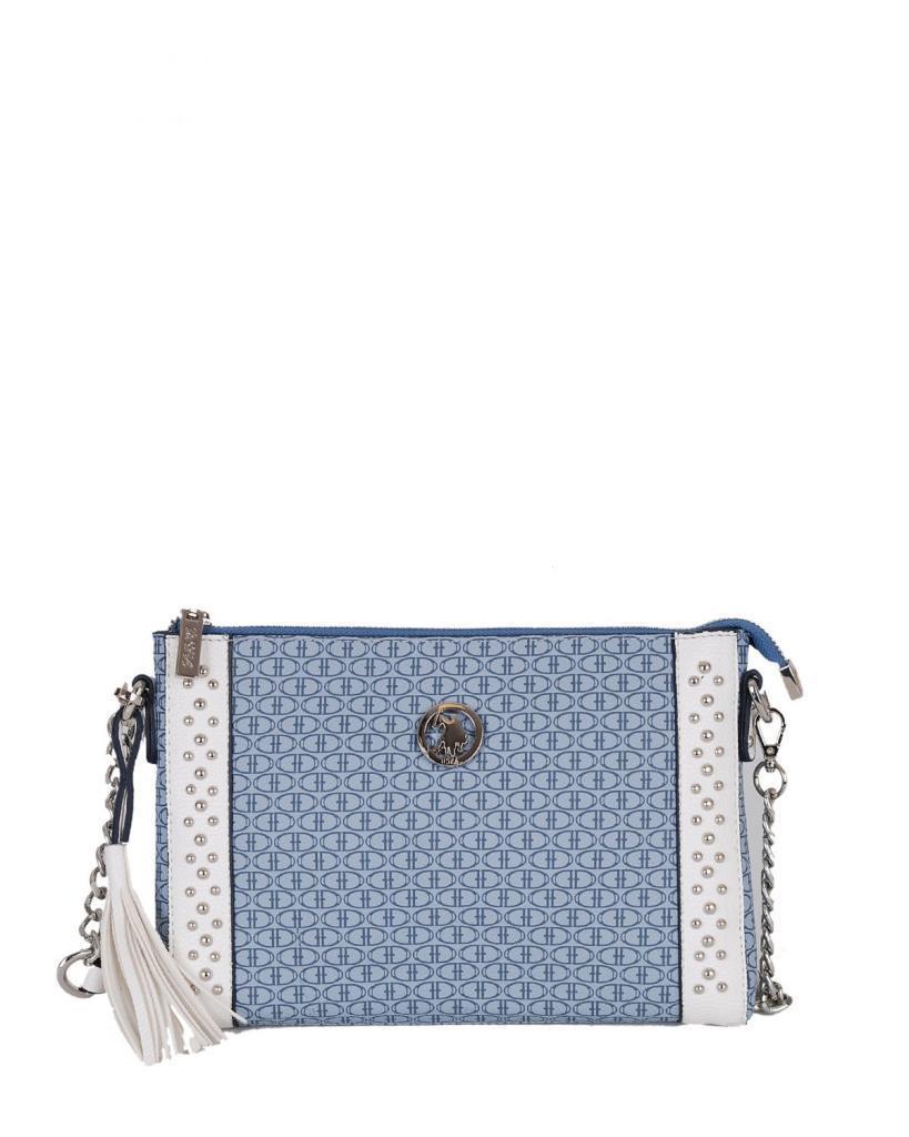 U.S Polo US19141 Mavi-Beyaz Kadın Çanta