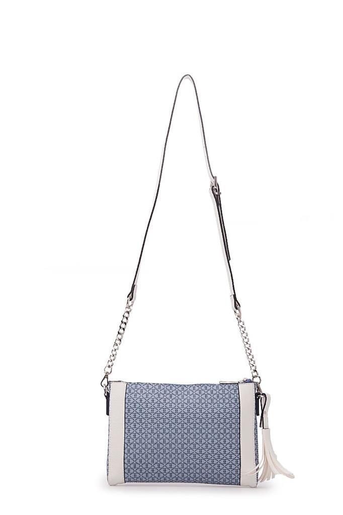 U.S Polo US19141 Mavi-Beyaz Kadın Çanta