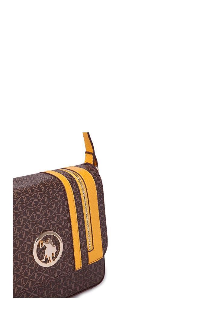 U.S Polo US19119 Kahve-Sarı Kadın Çanta