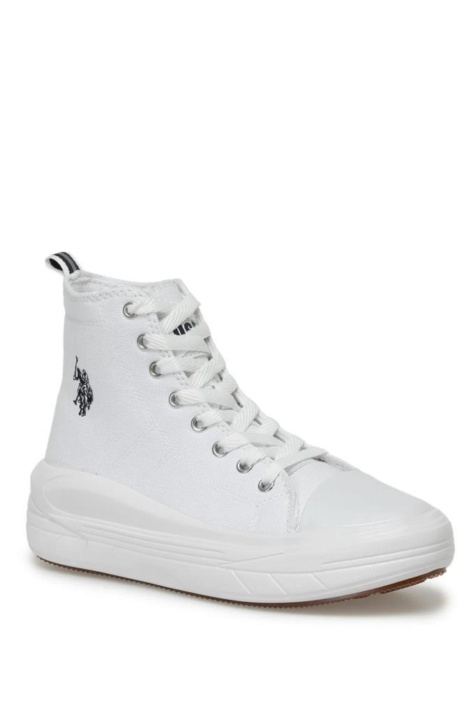 U.S.Polo Clementine Tex 3FX 101299082 White Kadın Spor Ayakkabı