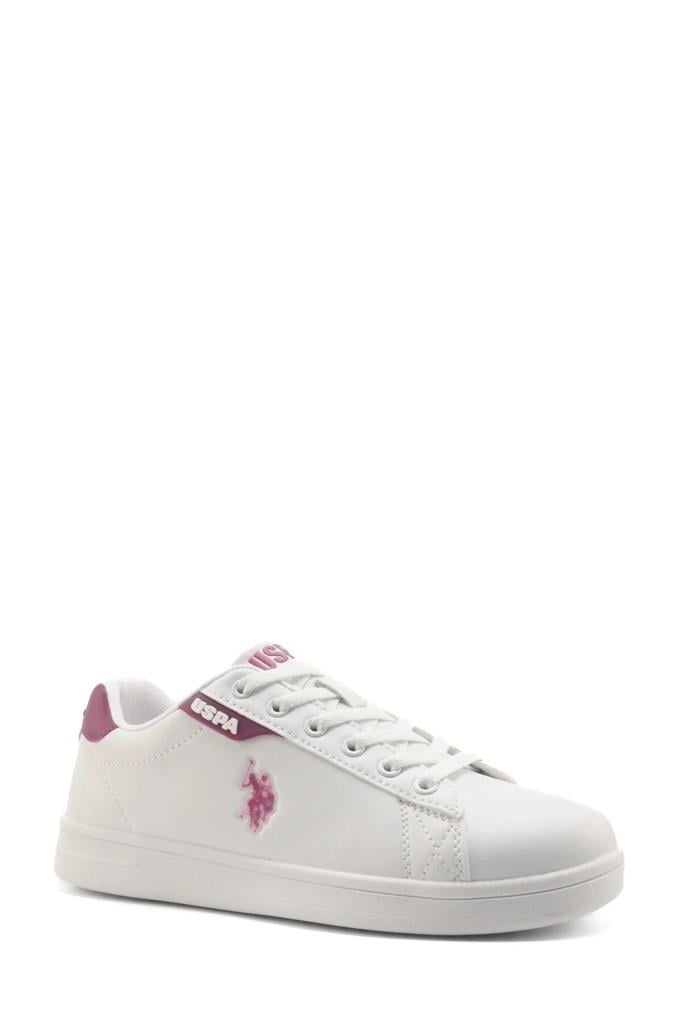 U.S. Polo Assn. 101946721 Costa WMN 5FX Beyaz/Mürdüm Kadın Sneaker