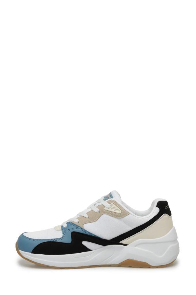U.S. Polo Assn. 101501849 Husky 4FX Bej/Mavi/Siyah Erkek Sneaker