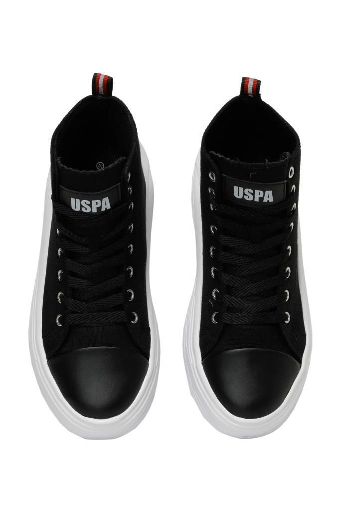 U.S. Polo Assn. 101299086 Clementine Tex 3FX Black Kadın Sneaker