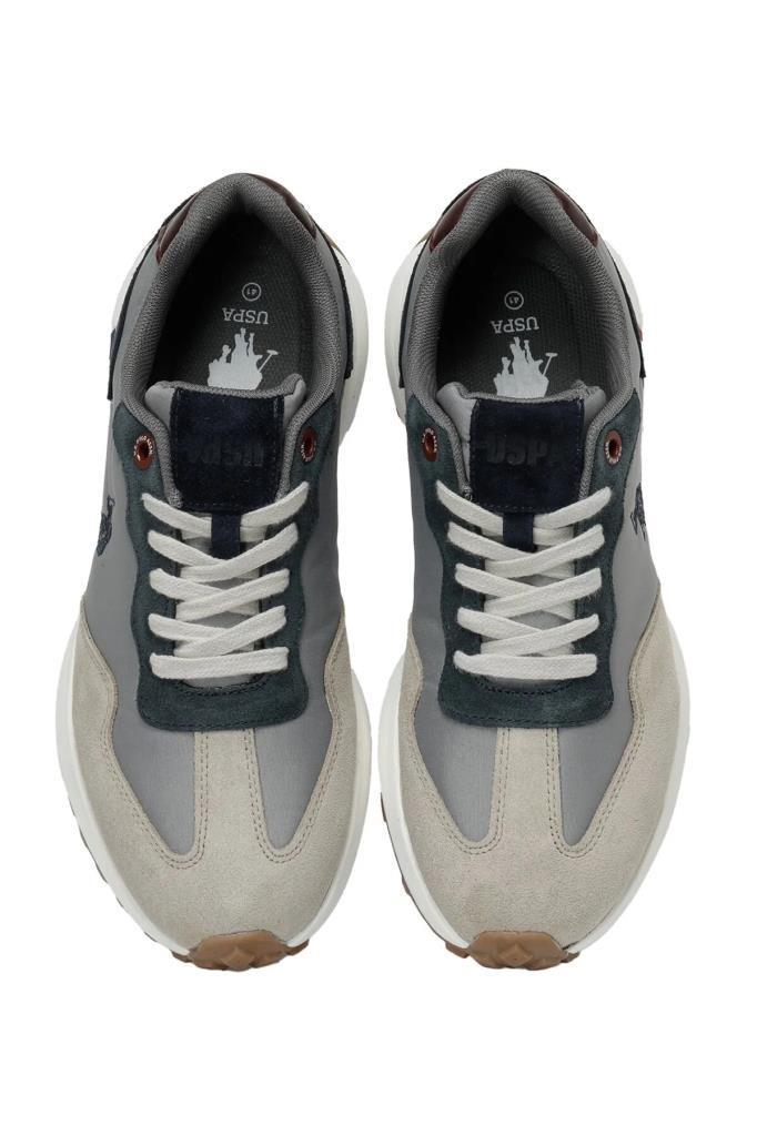 U.S.Polo Assn. Cooper Multı 3FX 101340147 Grey Erkek Spor Ayakkabı