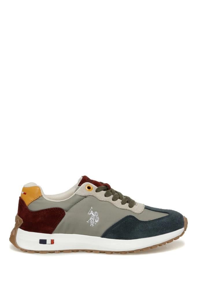 U.S.Polo Assn. Cooper Multi 3FX 101340149 Olive Erkek Spor Ayakkabı