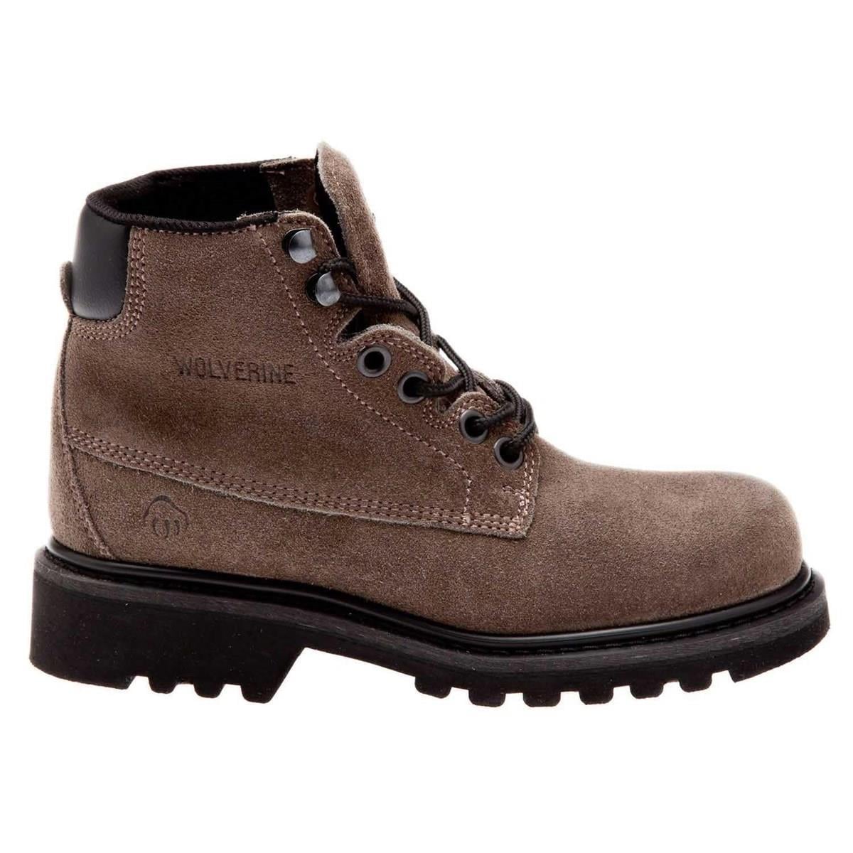 Wolverine Badlands 6 Grey Nubuk Erkek Bot
