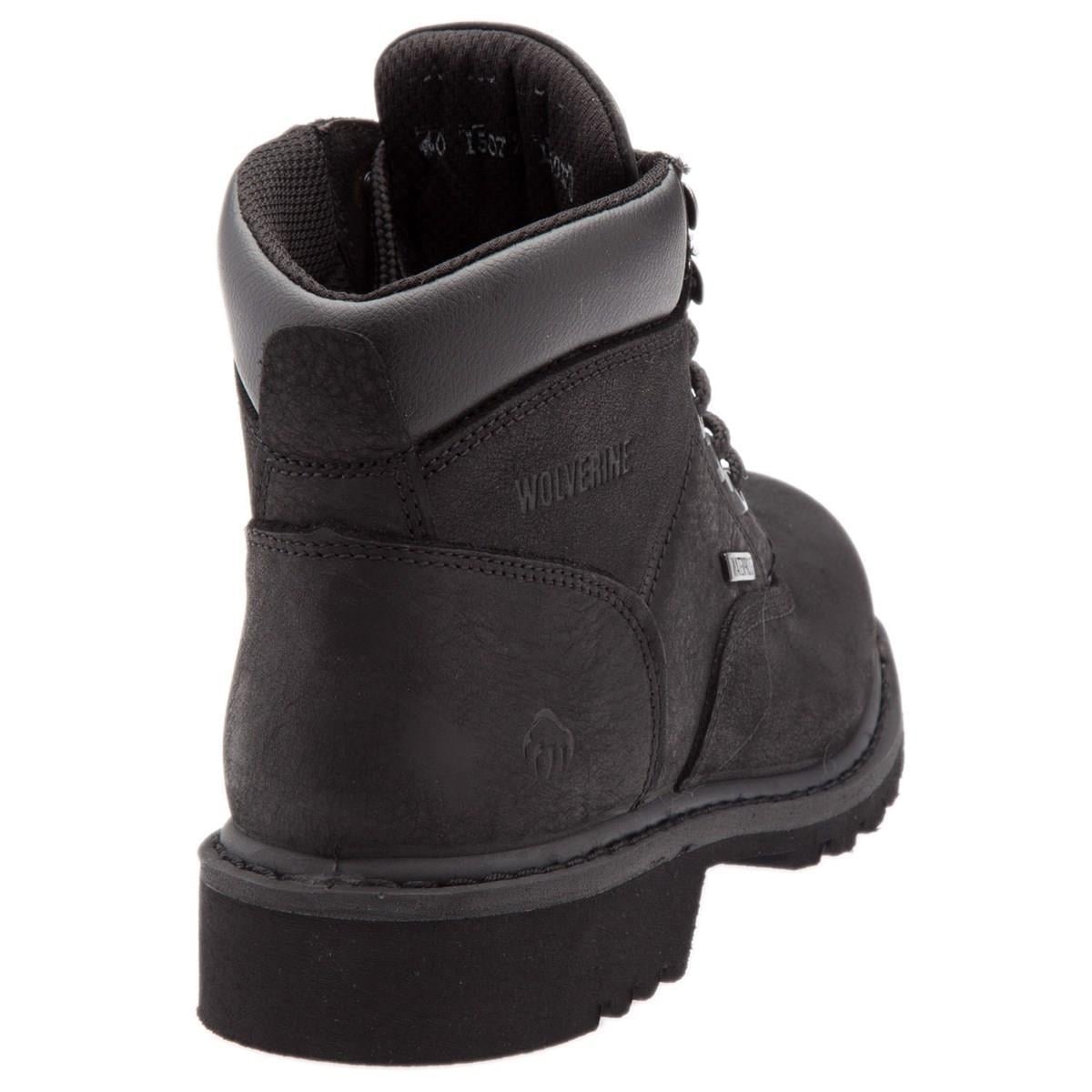 Wolverine Merlot Waterproof Black Crazy Deri Erkek Bot