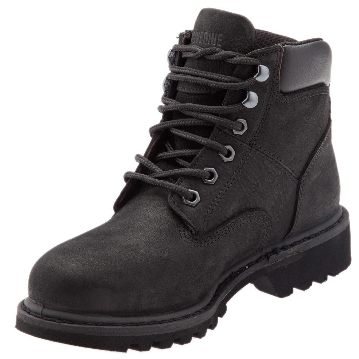Wolverine Merlot Waterproof Black Crazy Deri Erkek Bot