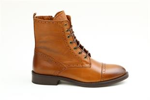 AyakkabıdaMarka 03405 İnci Taba Kadın Bot