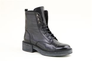 AyakkabıdaMarka 10507 İnci Siyah kadın Bot