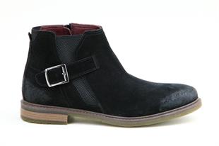 AyakkabıdaMarka 216214 Ant.11Siyah Nubuk Erkek Bot