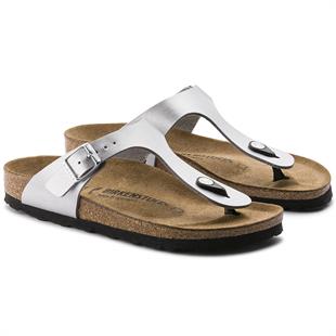 Birkenstock 0043851 Gizeh Silver Kadın Terlik