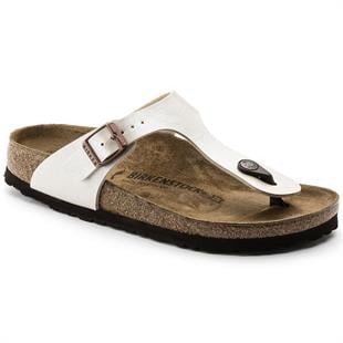 Birkenstock 0943871 Gizeh BS Graceful Pearl White Kadın Terlik