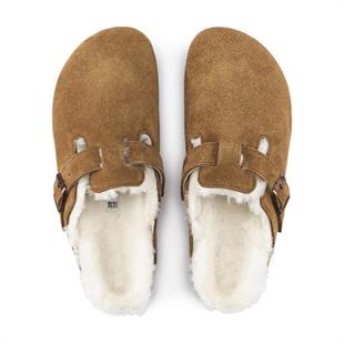 Birkenstock 1001141 Boston VL Shearling Mink Kadın Terlik