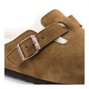 Birkenstock 1001141 Boston VL Shearling Mink Kadın Terlik