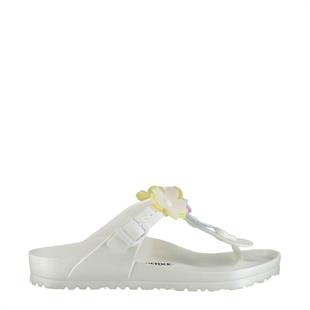 Birkenstock 1009226 Gizeh Eva Flower White Kadın Terlik