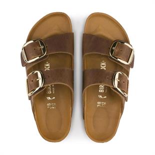 Birkenstock 1011073 Arizona Big Buckle FL Cognac Kadın Terlik