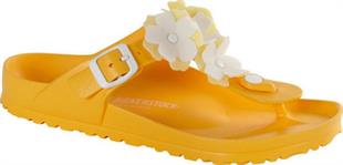 Birkenstock 1011904 Gizeh Eva Flower Scuba Yellow Kadın Parmakarası Terlik