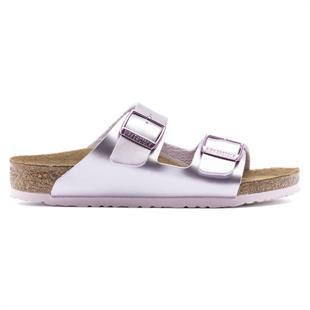 Birkenstock 1012510 Arizona Electric Metallic Lilac Kadın Terlik
