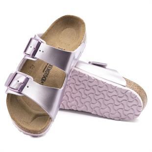 Birkenstock 1012510 Arizona Electric Metallic Lilac Kadın Terlik