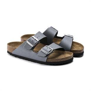 Birkenstock 1014285 Arizona BS Icy Metallic Anthracite Kadın terlik