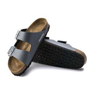 Birkenstock 1014285 Arizona BS Icy Metallic Anthracite Kadın terlik