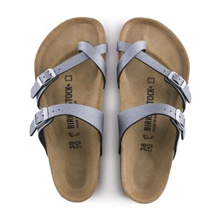 Birkenstock 1016006 Mayari Icy Metallic Anthracite Kadın Terlik