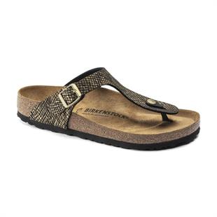 Birkenstock 1018464 Gizeh BS Shiny Python Black Kadın Terlik