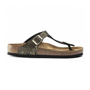 Birkenstock 1018464 Gizeh BS Shiny Python Black Kadın Terlik