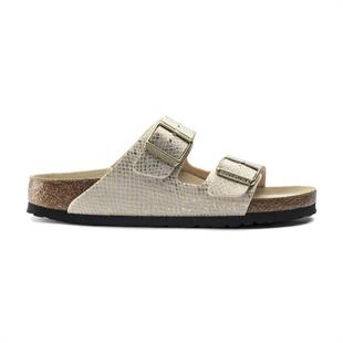 Birkenstock 1019374 Arizona BS Shiny Python Eggshell Kadın Terlik
