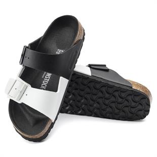 Birkenstock 1019703 Arizona BF Split Black/White Erkek Terlik