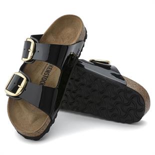 Birkenstock 1019817 Arizona Big Buckle Patent Black Kadın Terlik