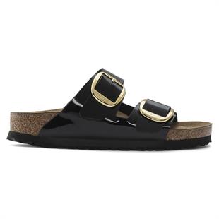 Birkenstock 1019817 Arizona Big Buckle Patent Black Kadın Terlik