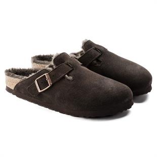 Birkenstock 1020529 Boston VL Shearling Mocha Kadın Terlik