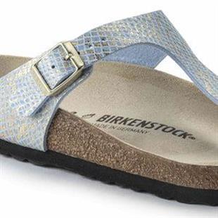 Birkenstock 1021505 Gizeh BS Shiny Python Dusty Blue Kadın Terlik