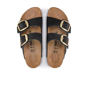 Birkenstock 1023290 Arizona Big Buckle Nu Black Gold Kadın Terlik