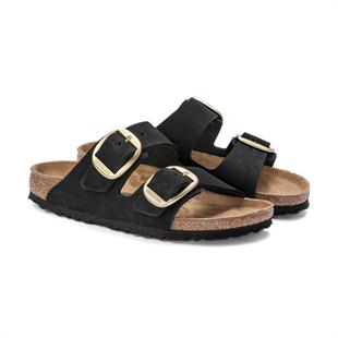 Birkenstock 1023290 Arizona Big Buckle Nu Black Gold Kadın Terlik