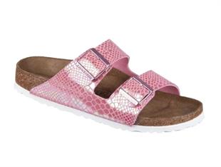 Birkenstock 1025829 Arizona BS Shiny Snake Rose Kadın Terlik